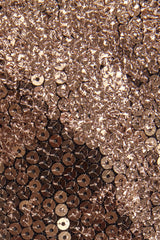 Embellished Corset A-line Mini Dress in Black Gold Foil