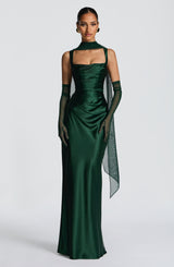 Calanthe Maxi Dress - Emerald