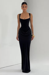 Cornelia Maxi Dress - Black