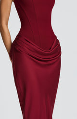 Cornelia Maxi Dress - Burgundy